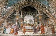 GHIRLANDAIO, Domenico Herod-s Banquet oil painting on canvas